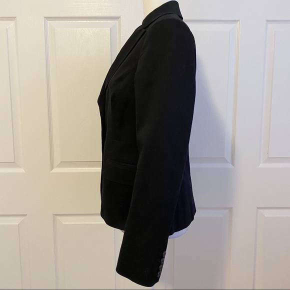 New York & Company Black Stretch 2 Button Blazer - Picture 3 of 7